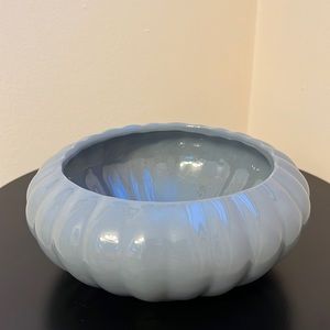 Blue Haeger Floral Planter